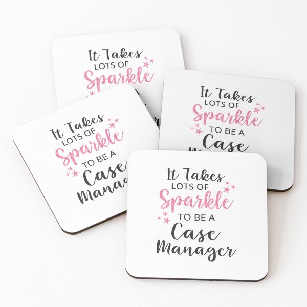 Item preview, It Takes Lots of Sparkle to be a Case Manager, Pink, Glitter designed and sold by AAMDesigns.