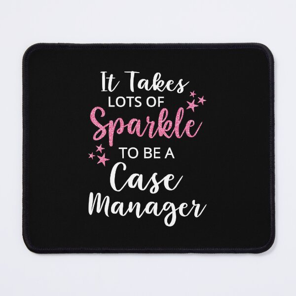 Item preview, It Takes Lots of Sparkle to be a Case Manager, Pink, Glitter designed and sold by AAMDesigns.