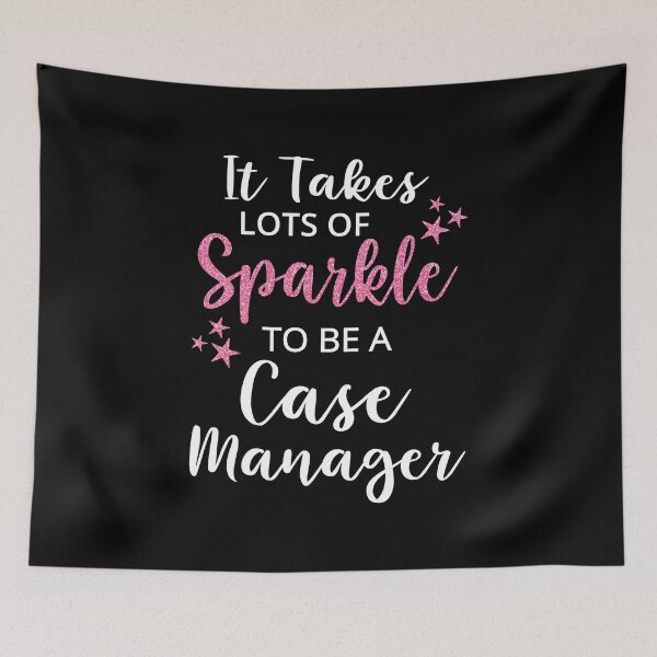 Item preview, It Takes Lots of Sparkle to be a Case Manager, Pink, Glitter designed and sold by AAMDesigns.