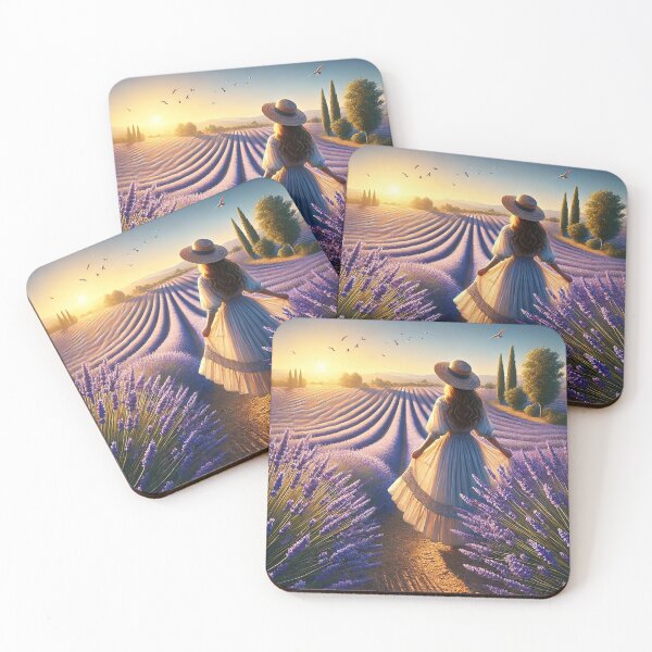 Item preview, Sunset Skies and Lavender Vibes designed and sold by unrealartwork.