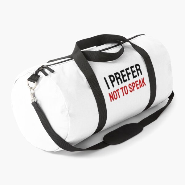Item preview, I Prefer not to Speak black red designed and sold by VRedBaller.