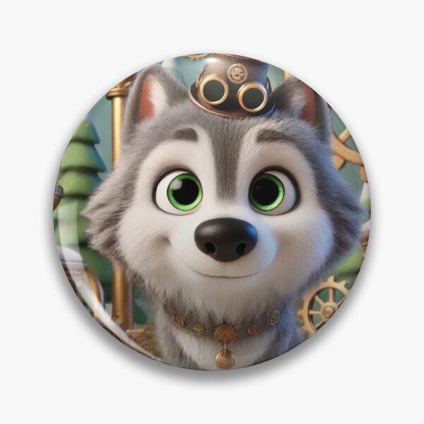 Item preview, Steampunk Mackenzie Valley Wolf designed and sold by Sillytoe.