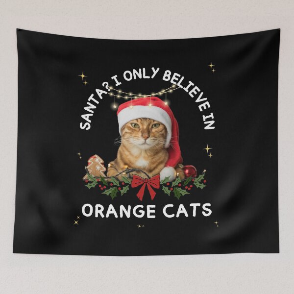 Item preview, Funny Orange Cat Christmas  designed and sold by Cat Stories.
