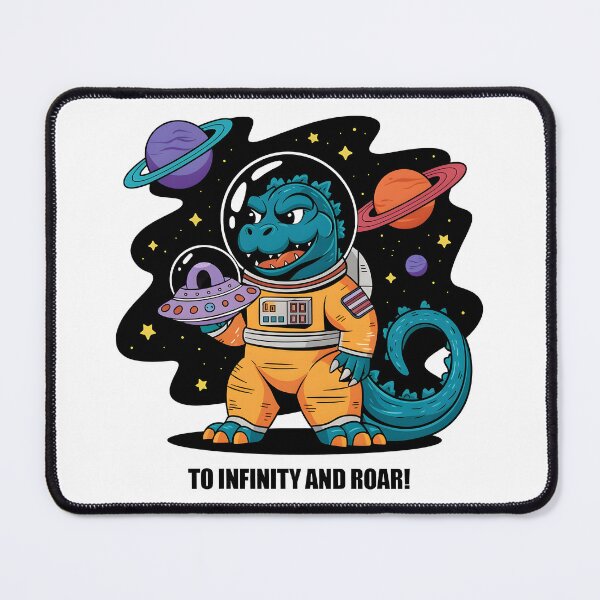 Item preview, Cartoon ,Cute Godzilla Astronaut designed and sold by gittuska11.