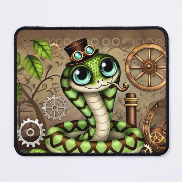 Item preview, Steampunk Madagascar Tree Boa designed and sold by Sillytoe.