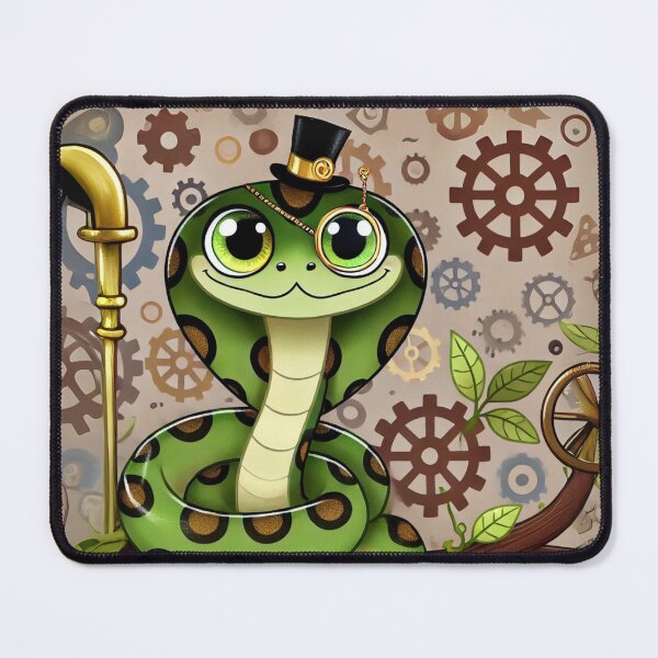 Item preview, Steampunk Madagascar Tree Boa Engineer designed and sold by Sillytoe.