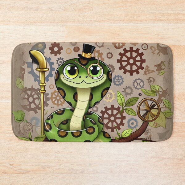 Item preview, Steampunk Madagascar Tree Boa Engineer designed and sold by Sillytoe.