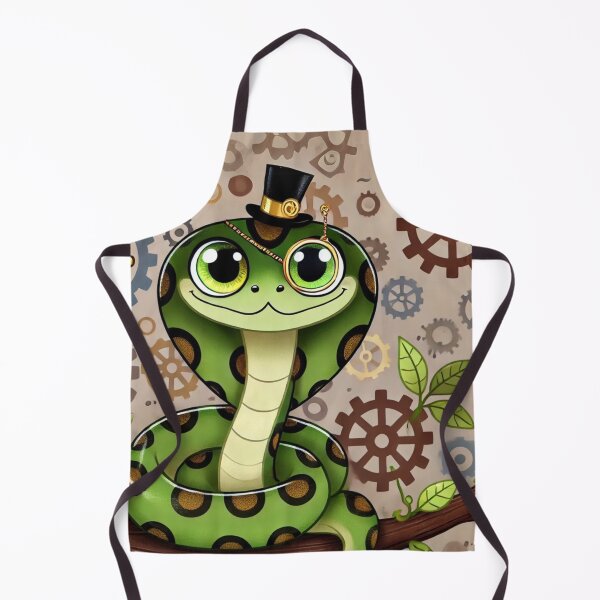 Item preview, Steampunk Madagascar Tree Boa Engineer designed and sold by Sillytoe.