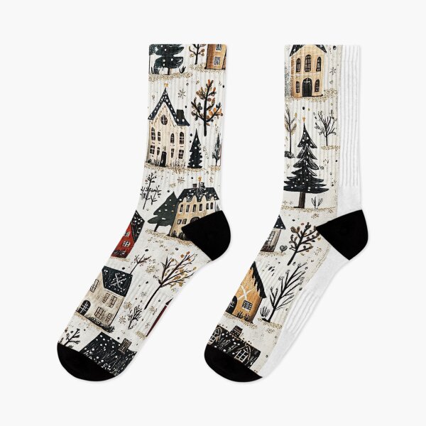 Item preview, Idyllic Winter Villages with a Warm Glow designed and sold by Piotrek0001.