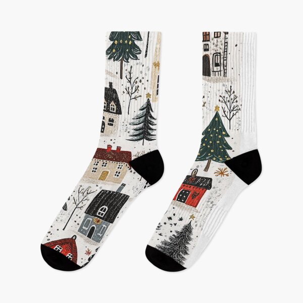 Item preview, Christmas Magic in Serene Snowy Villages designed and sold by Piotrek0001.