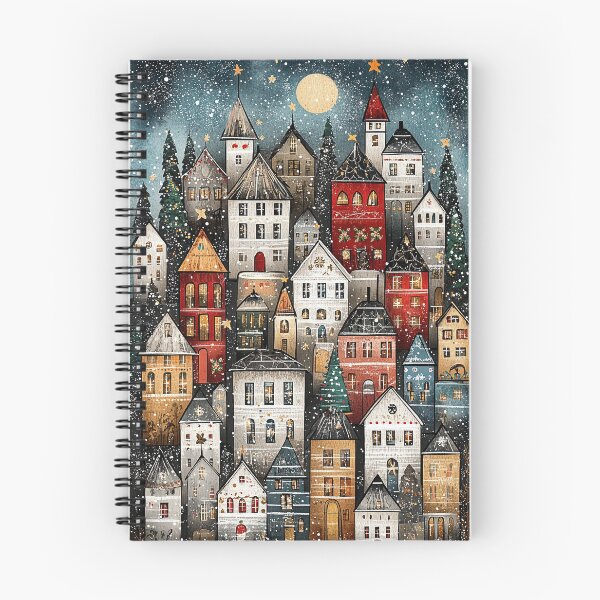 Item preview, Snowy Villages in a Dreamlike Holiday Setting designed and sold by Piotrek0001.