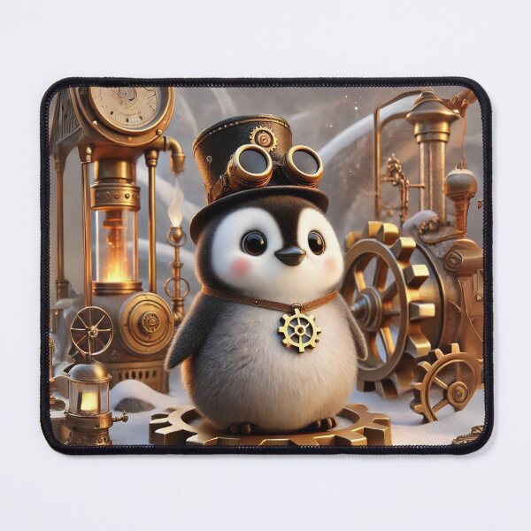 Item preview, Steampunk Magellanic Penguin designed and sold by Sillytoe.