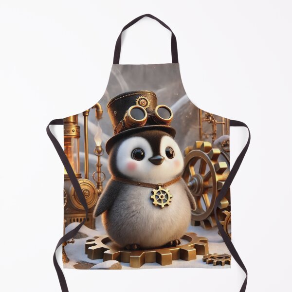 Item preview, Steampunk Magellanic Penguin designed and sold by Sillytoe.