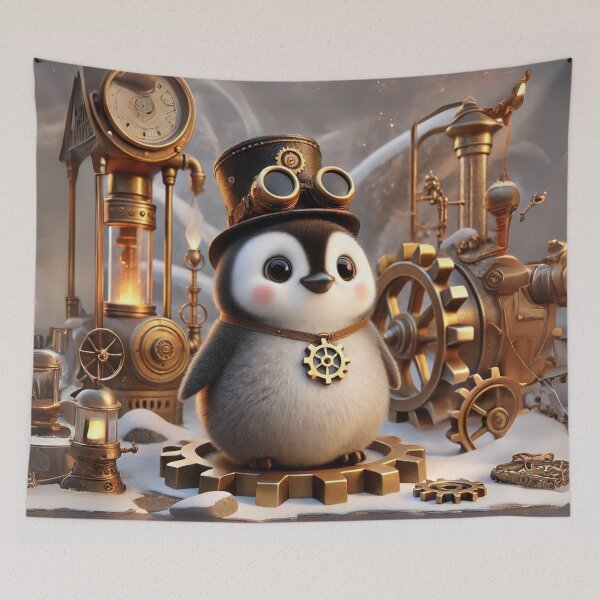 Item preview, Steampunk Magellanic Penguin designed and sold by Sillytoe.