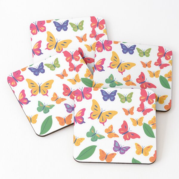 Item preview, Colorful Butterflies Illustration designed and sold by GeoSketchWear.