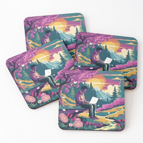 Item preview, Tranquil Coding in Nature designed and sold by Code  Monkeys.