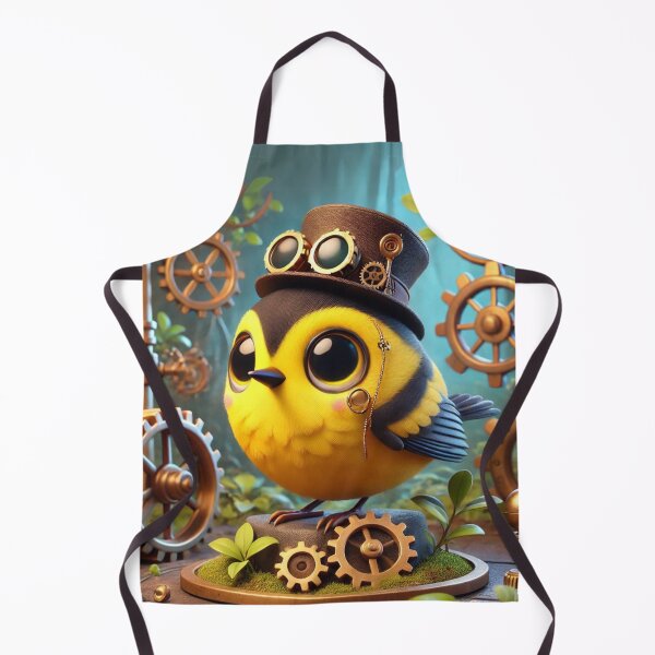 Item preview, Steampunk Magnolia Warbler designed and sold by Sillytoe.