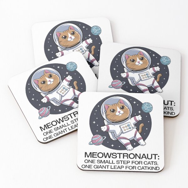 Item preview, Cartoon cute Cat Astronaut in Space designed and sold by gittuska11.