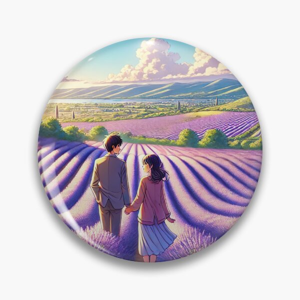 Item preview, In the Heart of Lavender Fields, They Found Forever designed and sold by unrealartwork.