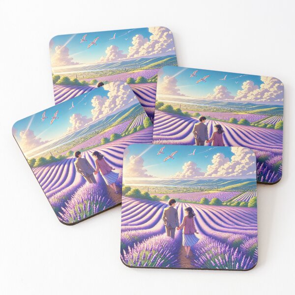 Item preview, In the Heart of Lavender Fields, They Found Forever designed and sold by unrealartwork.