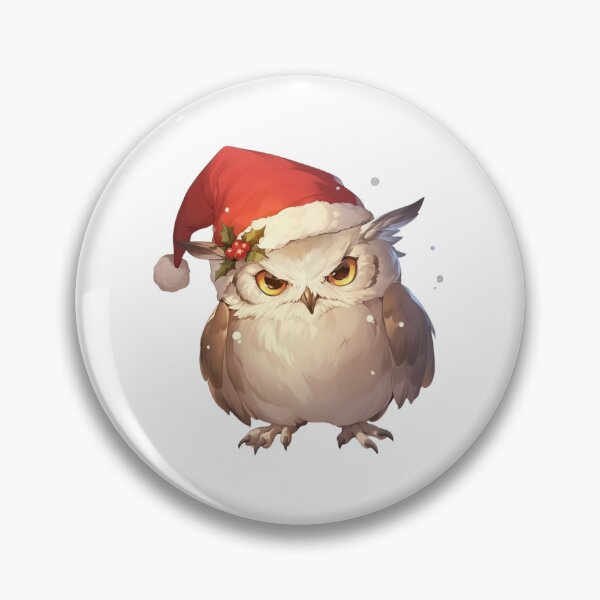 Item preview, Your cute happy friend christmas owl designed and sold by PatternFly.
