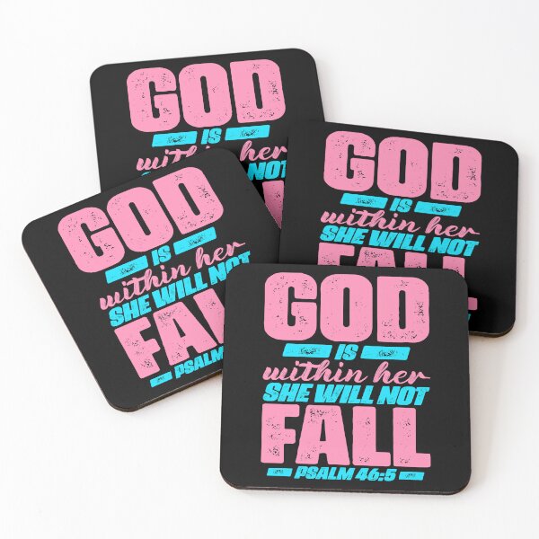 Item preview, Psalm 46:5 God Is Within Her She Will Not Fall designed and sold by plushism.