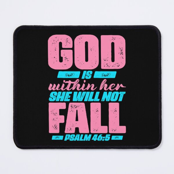 Item preview, Psalm 46:5 God Is Within Her She Will Not Fall designed and sold by plushism.