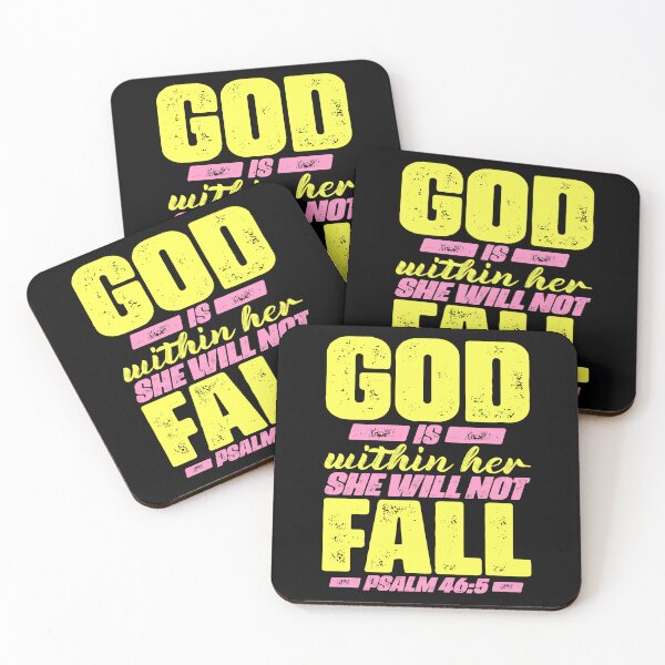 Item preview, Psalm 46:5 God Is Within Her She Will Not Fall designed and sold by plushism.