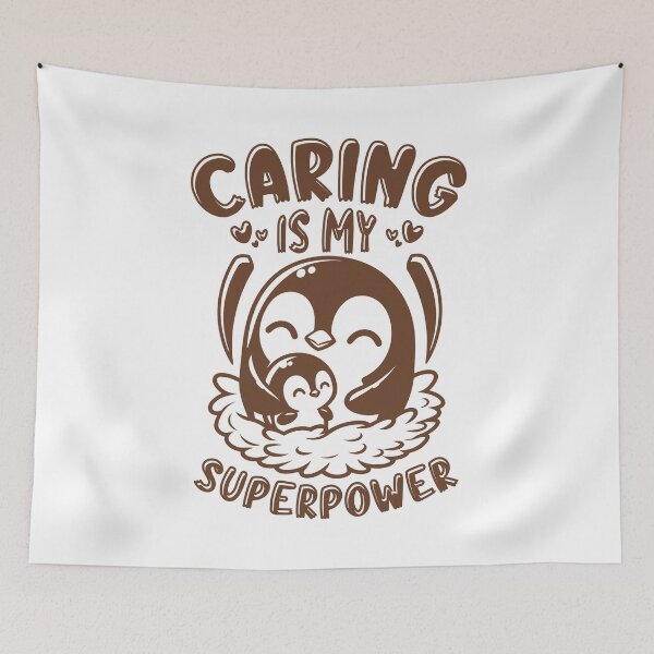 Item preview, Caring Is My Superpower – Childcare Worker Gift Design designed and sold by BDLuck2021.