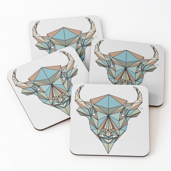 Item preview, Geometric Bison - Colorful designed and sold by YaraCreatyque.