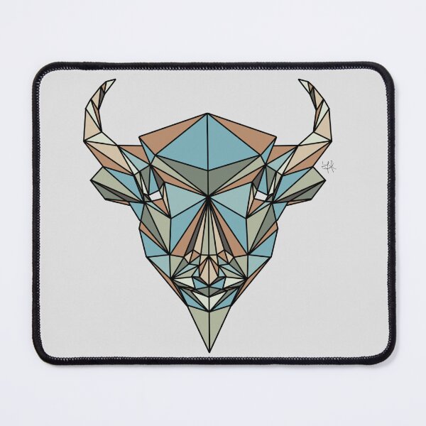 Item preview, Geometric Bison - Colorful designed and sold by YaraCreatyque.