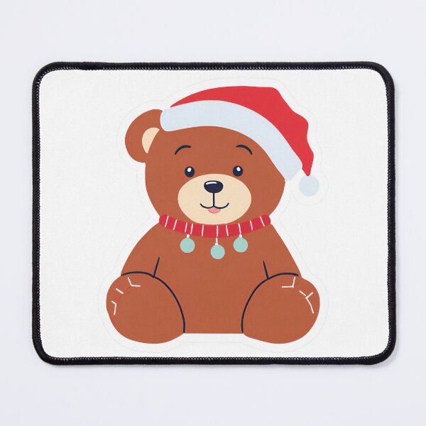 Item preview, Cozy Christmas Bear in Festive Outfit designed and sold by GeoSketchWear.