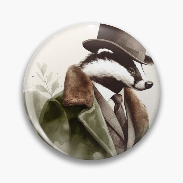 Item preview, Stylish Badger designed and sold by Vivien la Muse.