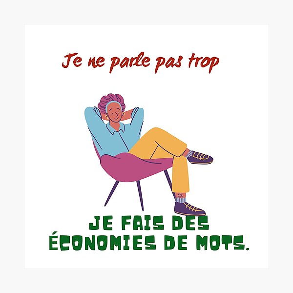 Aperçu de l'œuvre je ne parle pas trop créée et vendue par morabert.