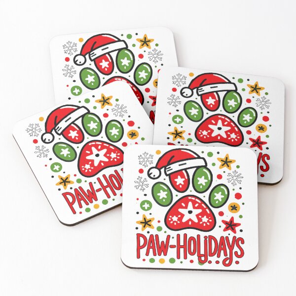 Item preview, Cheerful Paw-Holidays: Festive Dog Paw Celebration designed and sold by CoolVisionStd.