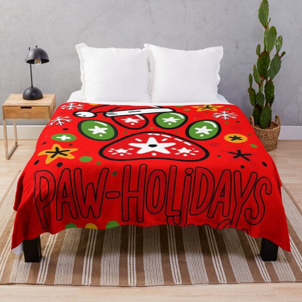 Item preview, Cheerful Paw-Holidays: Festive Dog Paw Celebration designed and sold by CoolVisionStd.