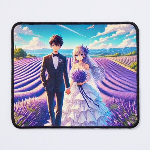 Item preview, An Anime Fairytale Set in a Sea of Lavender designed and sold by unrealartwork.