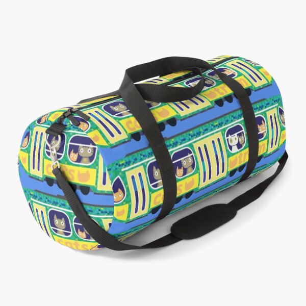 Item preview, Cats Tram Motif (on blue) designed and sold by Julia Marshall Felix.