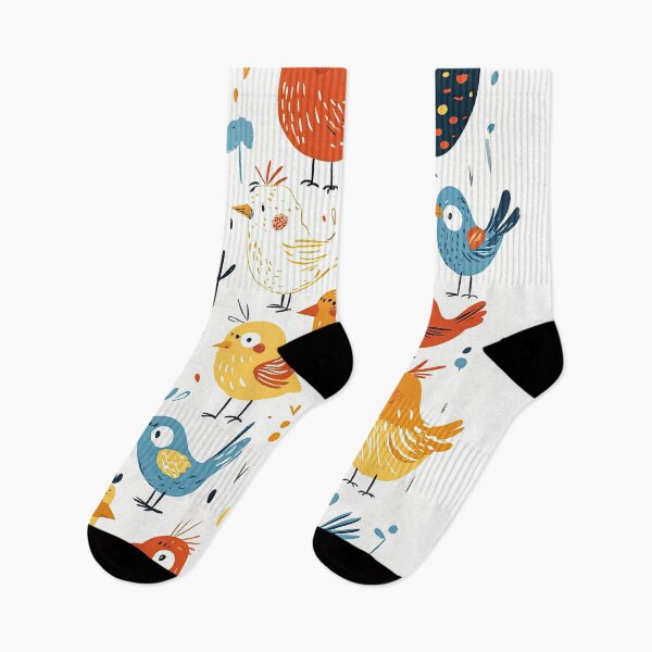 Item preview, Whimsical Bird Drawings in Cartoon Style designed and sold by Piotrek0001.