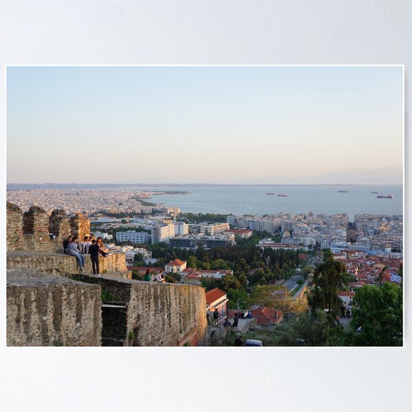 Castle Walls - Thessaloniki Greece Poster