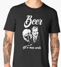 Beer - All a man needs Men's Premium T-Shirt