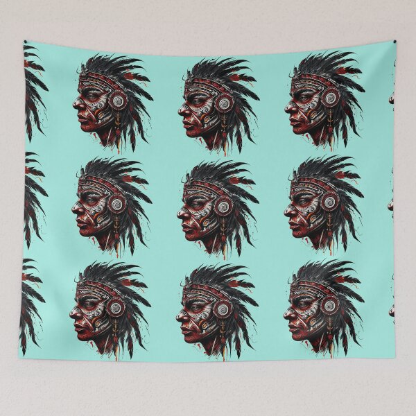 Item preview, Tribal Ethnic Face designed and sold by Aise06.