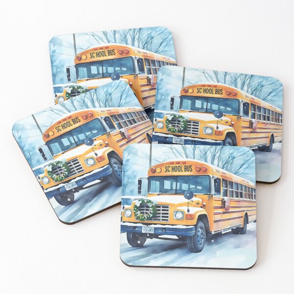 Item preview, Seasonal School Bus designed and sold by RCWatercolours.