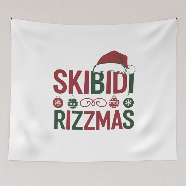 Item preview, Skibidi Rizzmas - Merry Christmas - Merry Xmas - 2024  designed and sold by Zibis09.