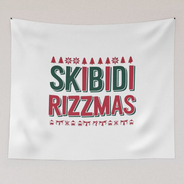 Item preview, Skibidi Rizzmas - Merry Christmas - Merry Xmas - 2024  designed and sold by Zibis09.