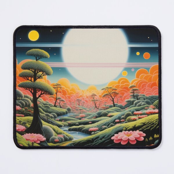 Item preview, colorful natural landscape, painted designed and sold by Mauswohn.