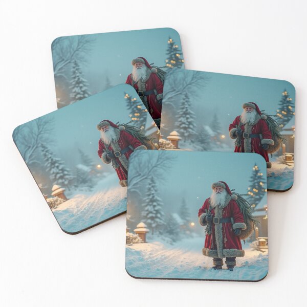 Item preview, Santa Claus is coming to town - Christmas magic - Merry Christmas designed and sold by Connys Colorful World.