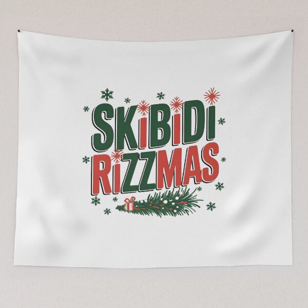 Item preview, Skibidi Rizzmas - Merry Christmas - Merry Xmas - 2024  designed and sold by Zibis09.