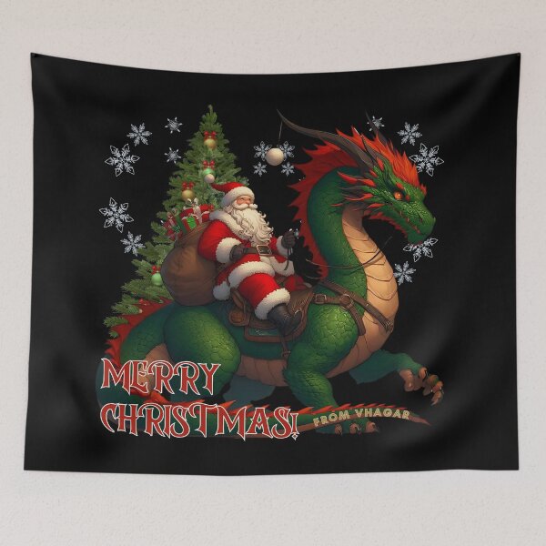 Item preview, Merry Christmas from Vhagar and Santa designed and sold by Kormix.