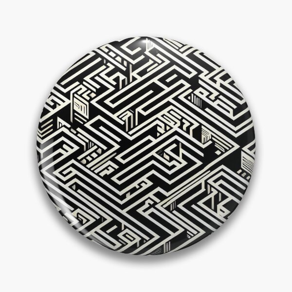 Item preview, Intricate Geometric Maze Pattern designed and sold by aminz4.